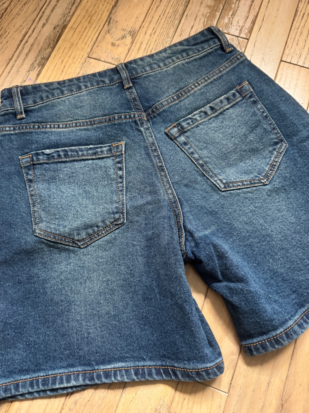 NWT high rise denim shorts size 00 or XS - Picture 5 of 7